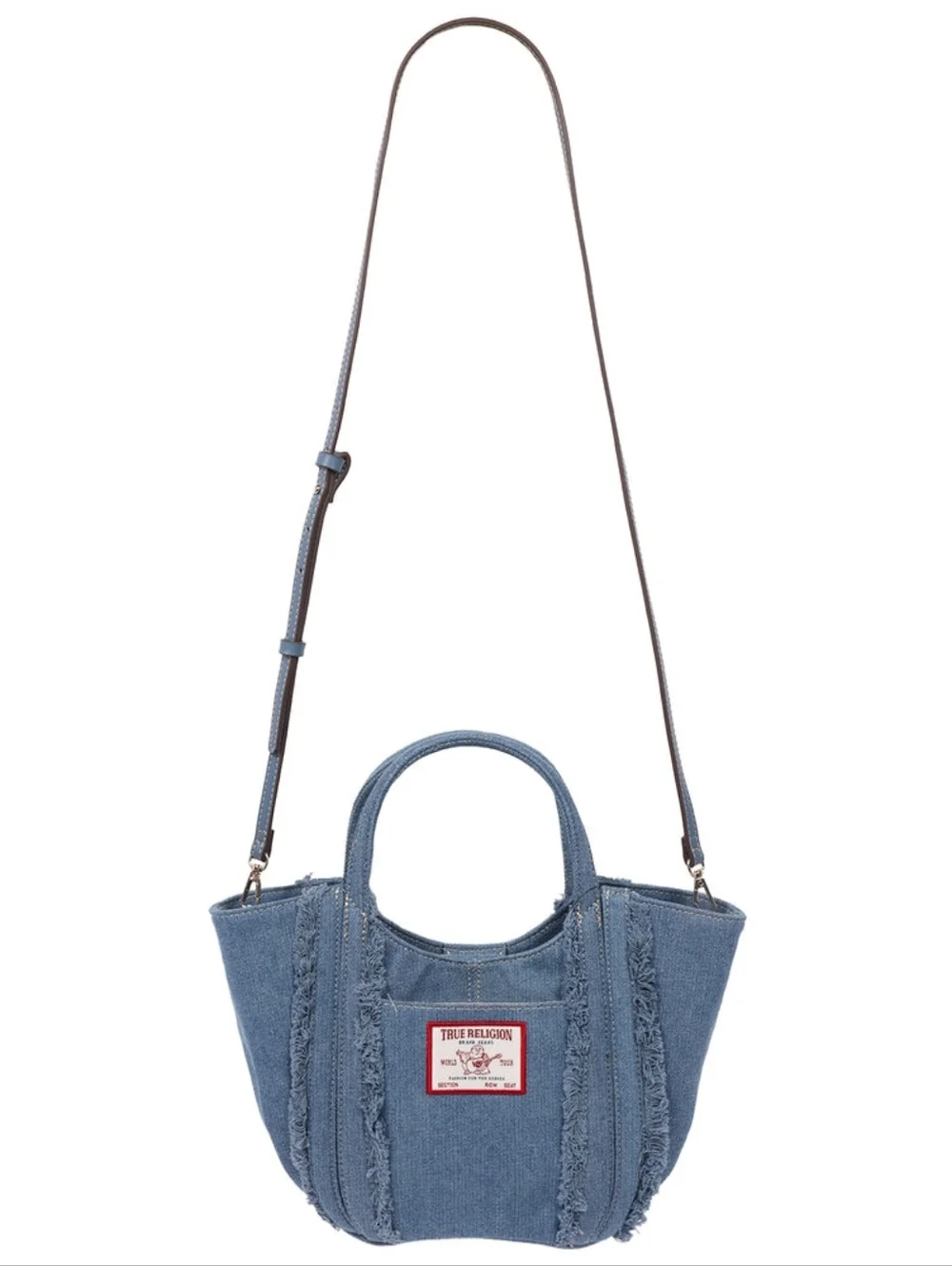 True Religion Denim Blue Hobo Handbag